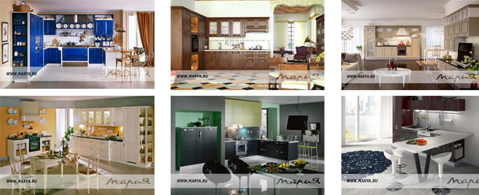 каталог кухонной мебели &laquo;Мария&raquo; насчитывает более 50&nbsp;различных вариантов дизайна