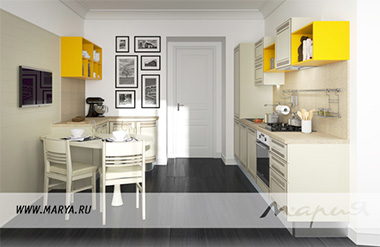 Кухонные гарнитуры Primula для любителей стилей прованс и кантри