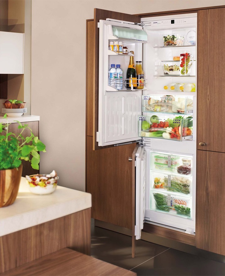 Полновстроеный холодильник для кухни