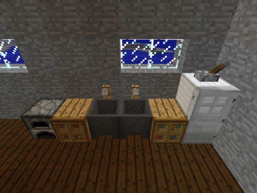 minecraft кухня