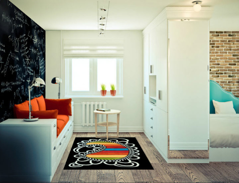 Шведский интерьер в маленькой квартире