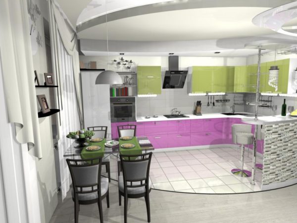 Дизайн кухни гостиной 30 кв м - 50 фото интерьеров
