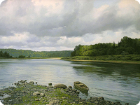 Русский север (река Сухона, окрестности Вологды)