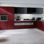 Дизайн кухни красно черного цвета. Фото 6