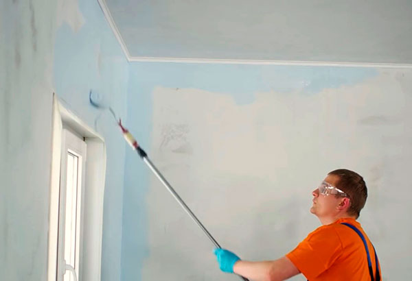 Покраска стен на кухне своими руками