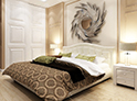 Фотография №9 интерьер спальни кровать с каретной стяжкой