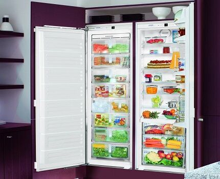 Холодильник с морозильным шкафом