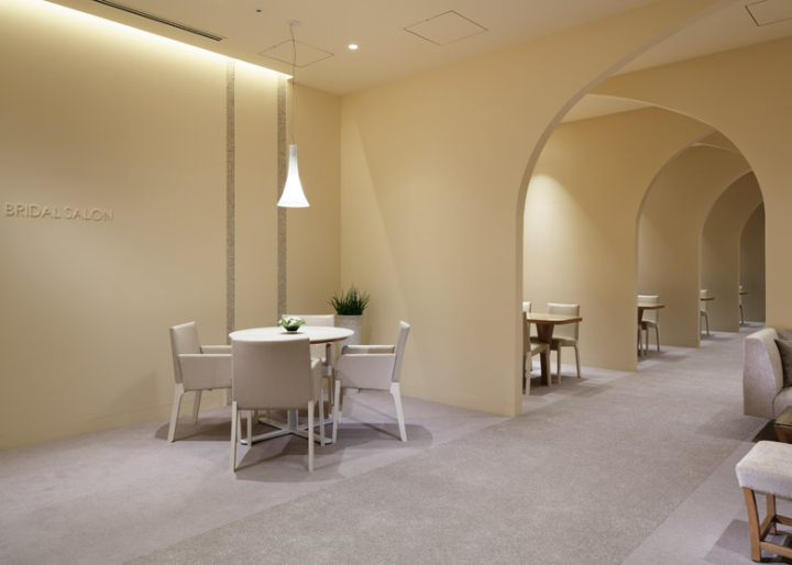 Уникальный дизайн свадебного салона от Ryo Matsui Architecs в Японии