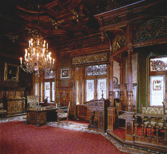 Замок Peles. Кабинет короля Кароля I (Cabinetul de lucru)