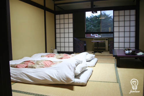 Спальня в японском стиле