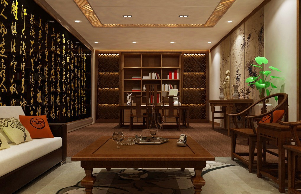 Chinese-Interior-Design-solid-wood-furniture