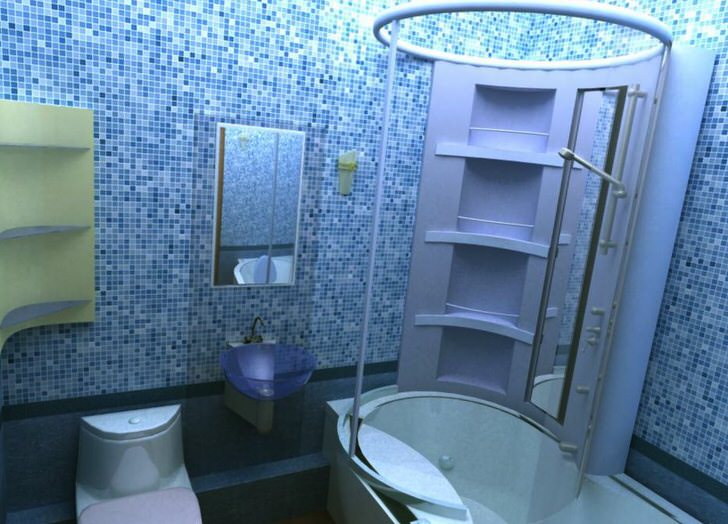 Дизайнерские особенности ванной в морском стиле (28 фото)