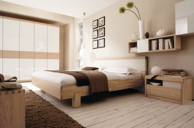 Спальня - дизайн интерьера, оформление