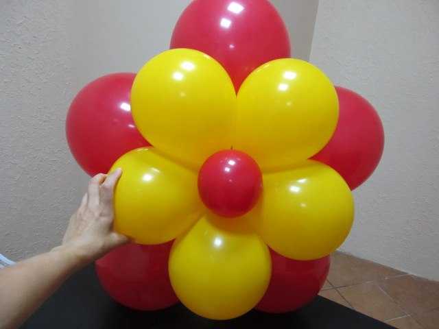 Как сделать цветы из воздушных шаров - инструкция