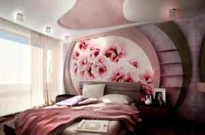 Нежный розовый цвет в интерьере помещения