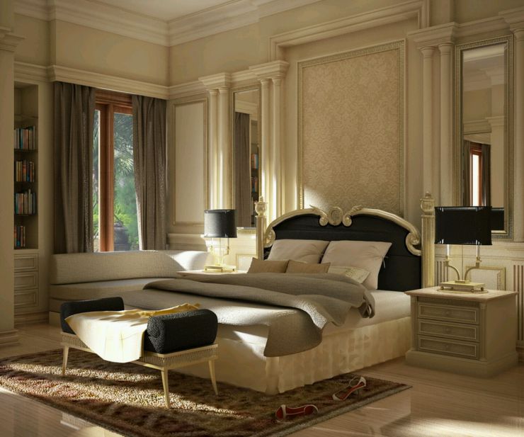 Спальня в классическом стиле (45)