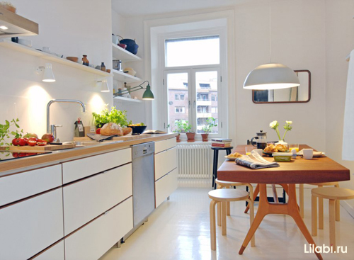 Дизайн интерьера кухни 12 кв м фото в скандинавском стиле