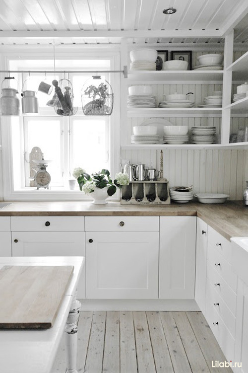 Угловая белая кухня дизайн кухни белого цвета