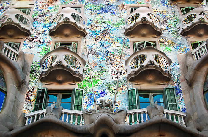 Дом Бальо, Барселона, Антонио Гауди, Gaudi, архитектура Гауди