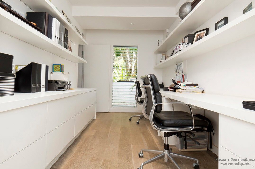 Стильный интерьер домашнего офиса, Идеи по дизайну рабочего места