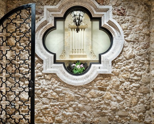 Украшение фасада в марокканском стиле