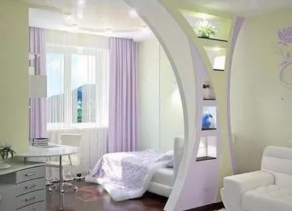 Стильная арка из гипсокартона в интерьере квартиры – 40 фото