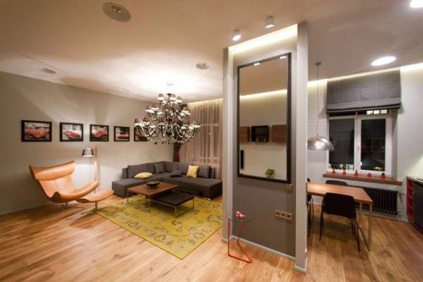 Дизайн квартиры студии 25-40 кв м: современные идеи с 35 фото