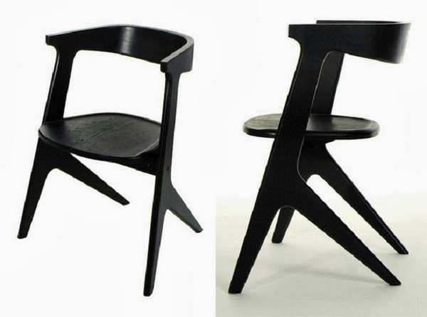 деревянные дизайнерские стулья, фото 35
