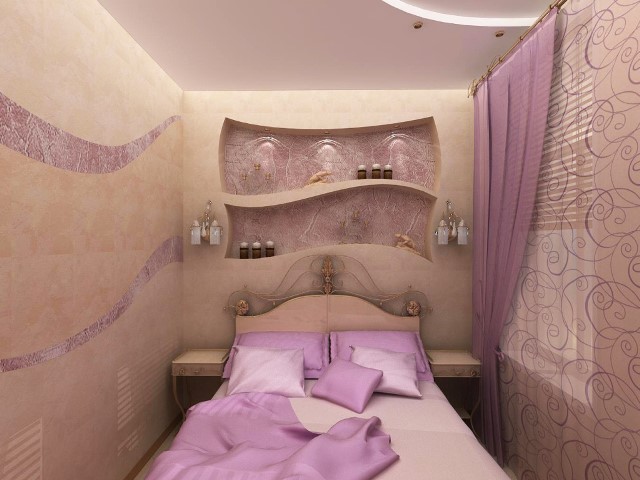 Для оформления спальни небольших размеров необходимо использовать дизайнерские приемы, позволяющие визуально увеличить пространство комнаты