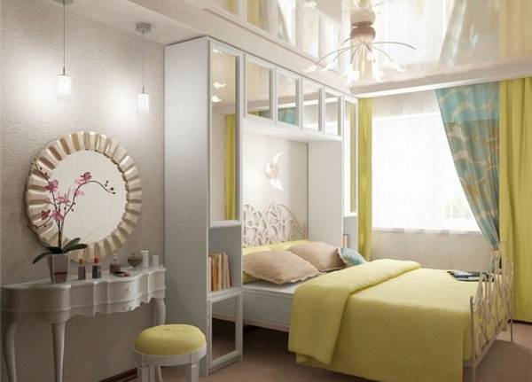 Для спальни в хрущевке следует правильно выбирать дизайн, учитывая все особенности помещения