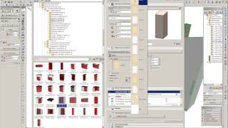 ArchiCAD 18. Дизайн-проект, загородный частный дом, коттедж. Проектирование кухни 1.