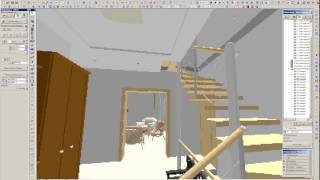 ArchiCAD 18. Дизайн-проект, загородный частный дом, коттедж. План электрики 1.