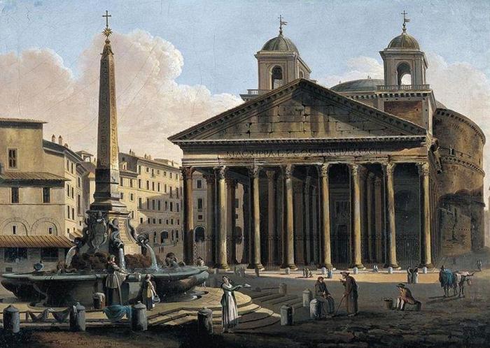 Фердинандо Партини. Вид на Пантеон. 1794 г.