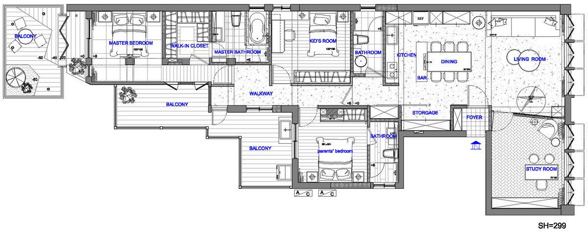 Apartment Refurbishment, CHI-TORCH Interior Design, готический интерьер квартиры, индустриальный стиль интерьера, готические предметы интерьера фото