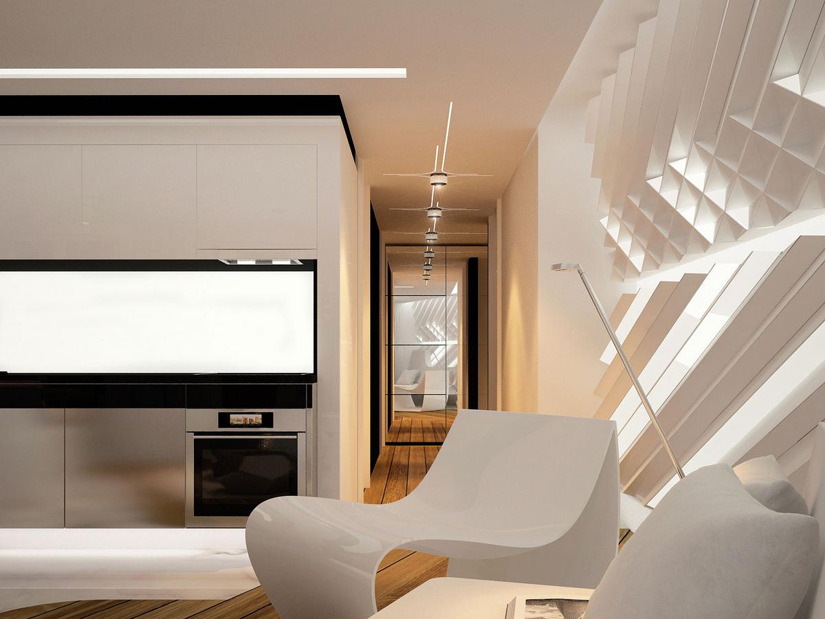 дизайн интерьера квартиры, интерьер небольшой квартиры, Bozhinovski Design, дизайн двухкомнатной квартиры, современный дизайн квартиры