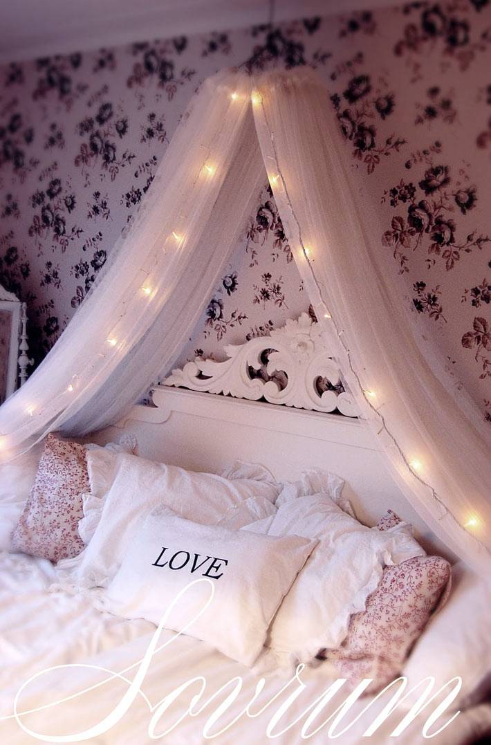 романтика в интерьере спальни фото