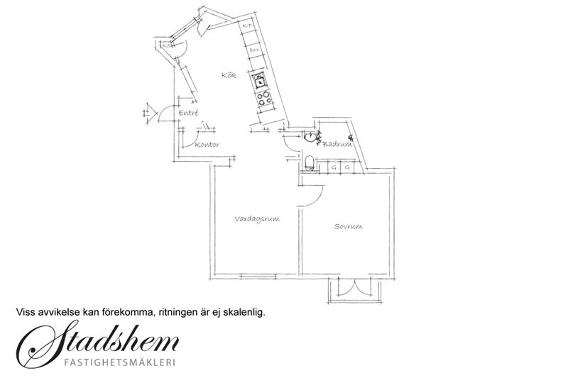 План квартиры в скандинавском стиле