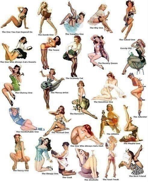 Классические PinUp Poses