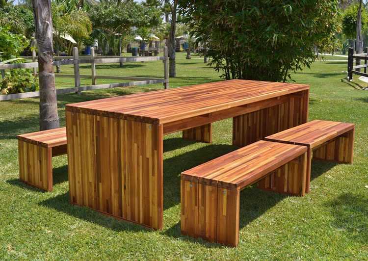 Парковая мебель из дерева