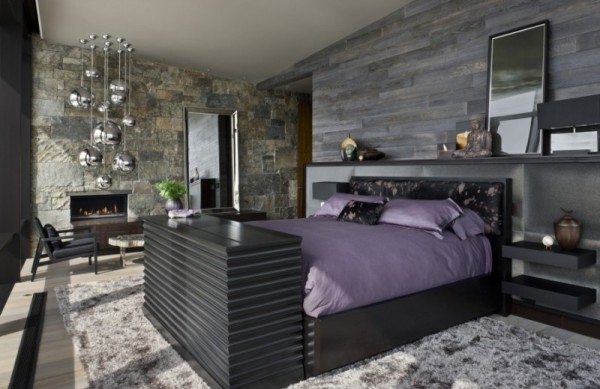 Роскошный дизайн спальни с элементами скандинавского стиля