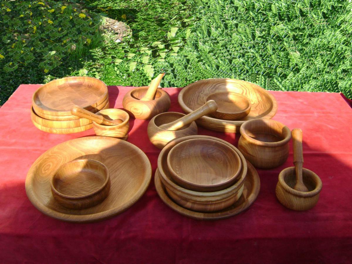 Экологичная деревянная посуда