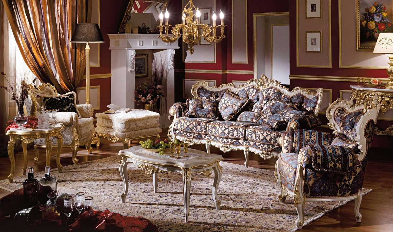 стиль рококо барокко мебель
