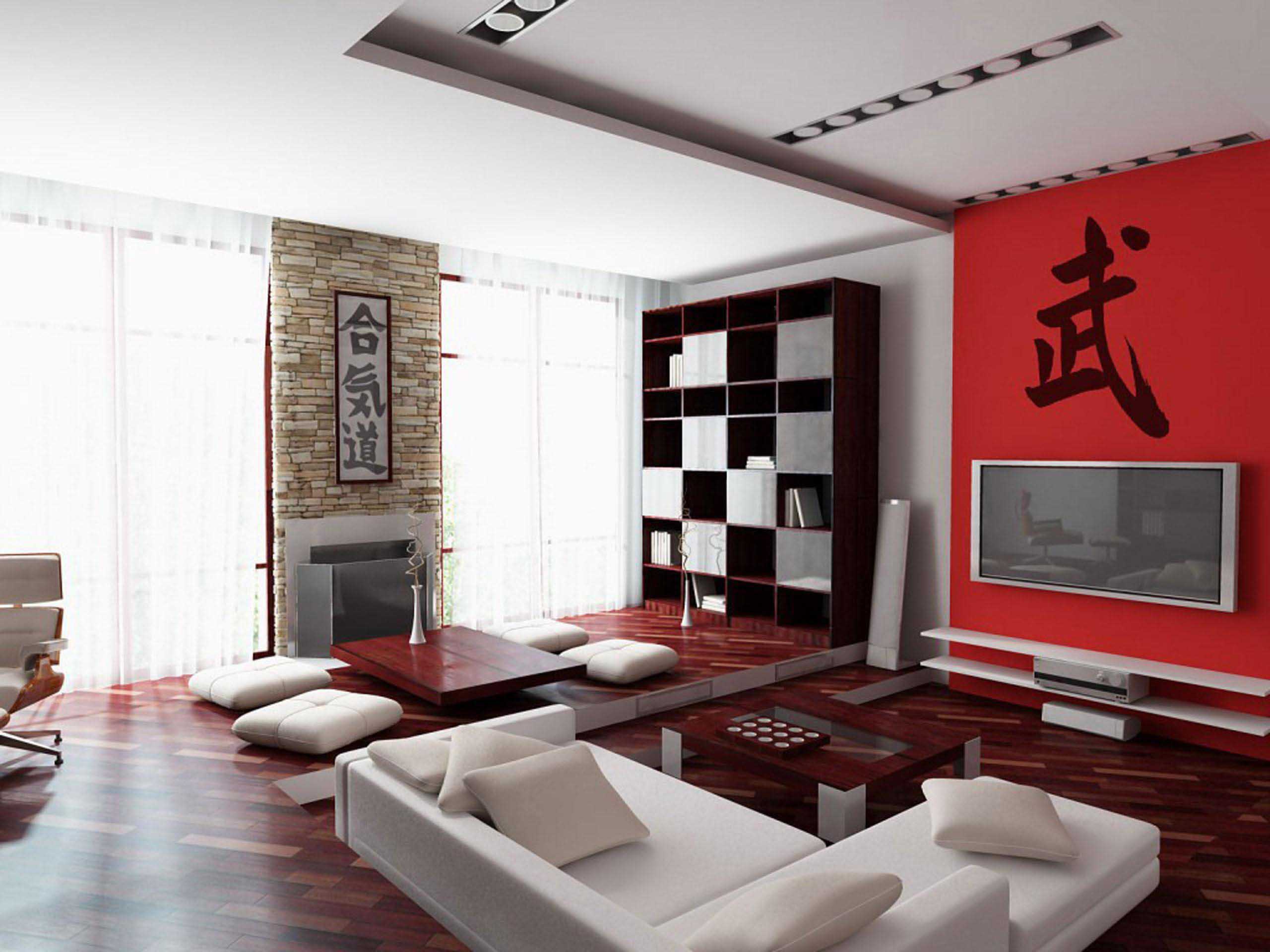 интерьер комнаты в корейском стиле