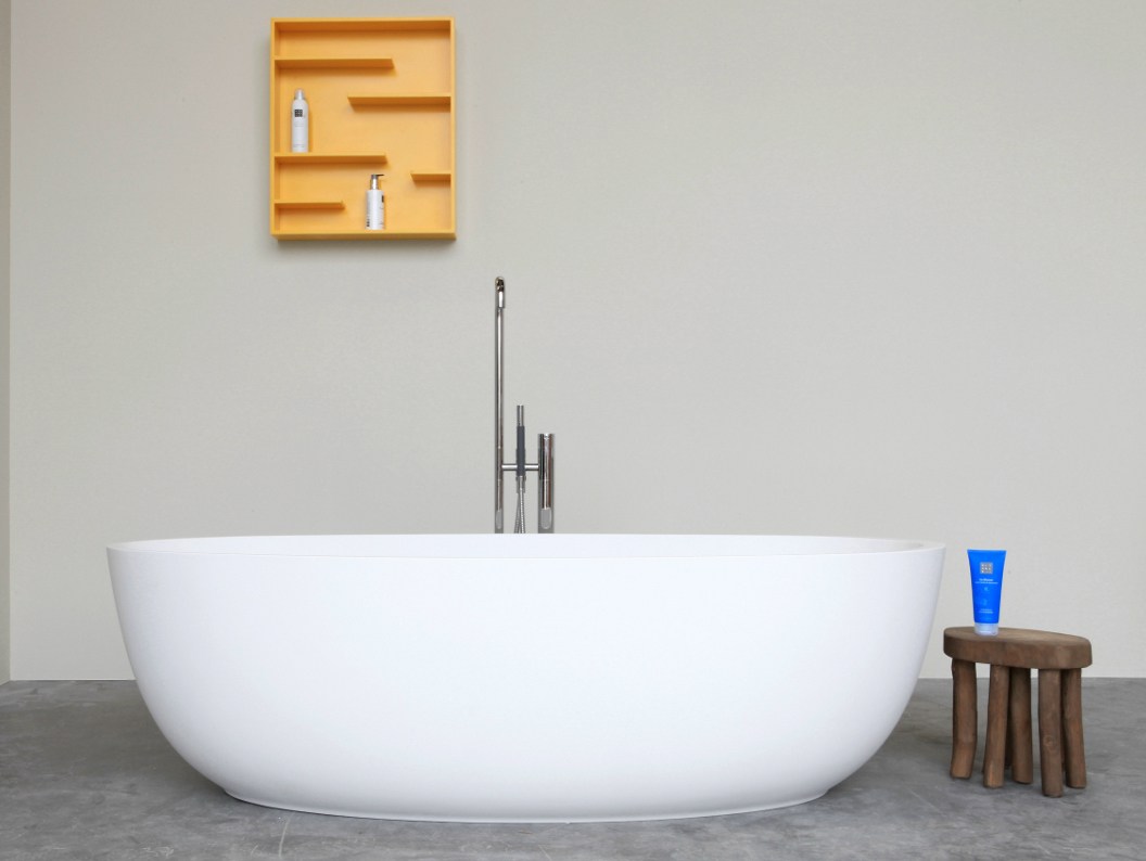 Ванная без раковины в стиле минимализм