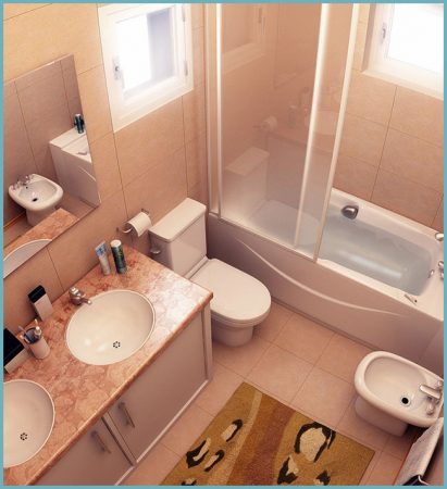 как визуально расширить пространство ванной комнаты