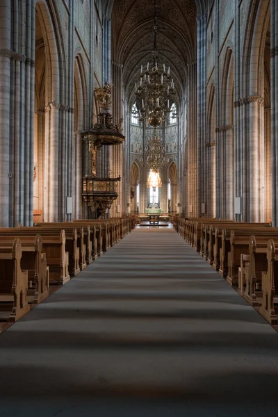 Интерьер шведской церкви — стоковое фото