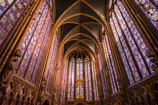 Сент Шапель, Святая церковь, в Париже — стоковое фото