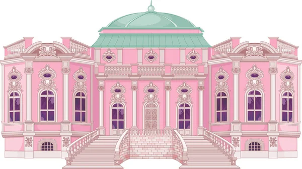 Принцесса романтический дворец — стоковый вектор
