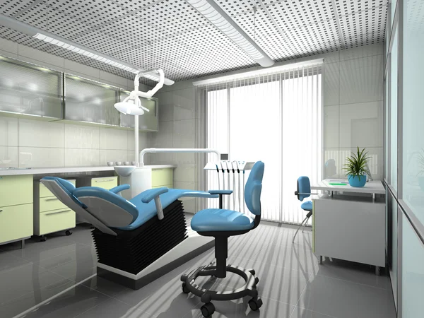 Интерьер стоматологический кабинет — стоковое фото