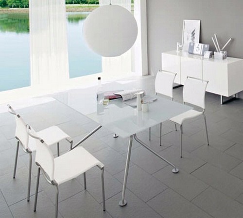 Стеклянные столы для кухни фото